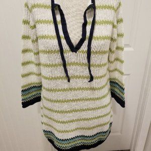 Tommy Bahama Crochet Sweater Size Medium
